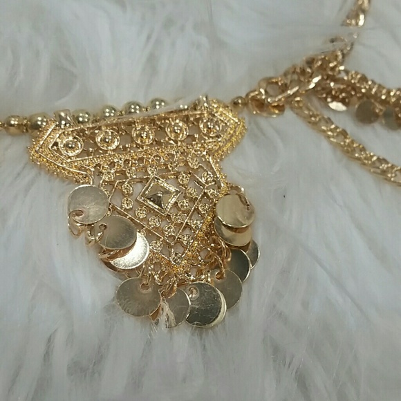 💋RESTOCKED!!💋GOLD Boho bikini/belly chain NWOT - Picture 3 of 3
