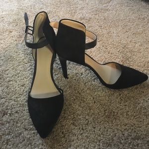 BP, black heels, size 8.5