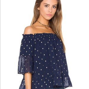 Bardot Celestial Keyhole Top