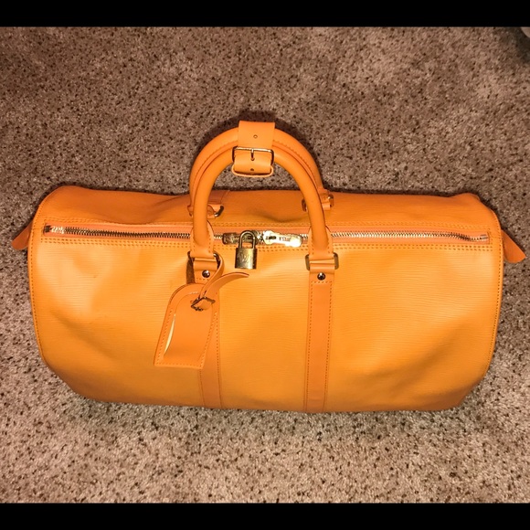 Louis Vuitton Mandarin EpiLeather Keepall45 Duffel - Picture 5 of 8