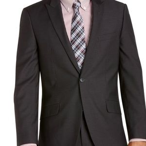 Calvin Klein Peak Lapel Wool Suit