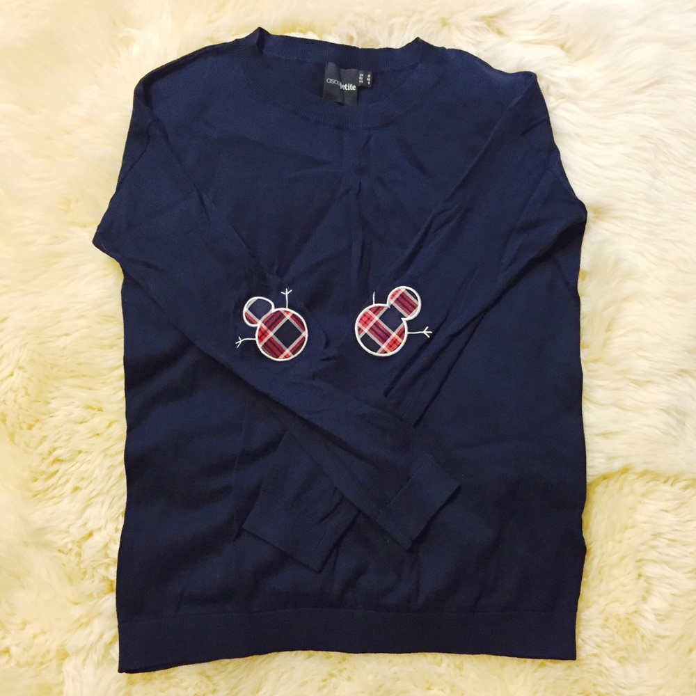 Snowmen Elbow Patch Sweater