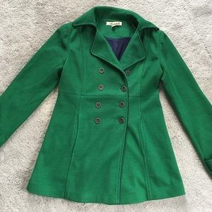 Green Pea Coat