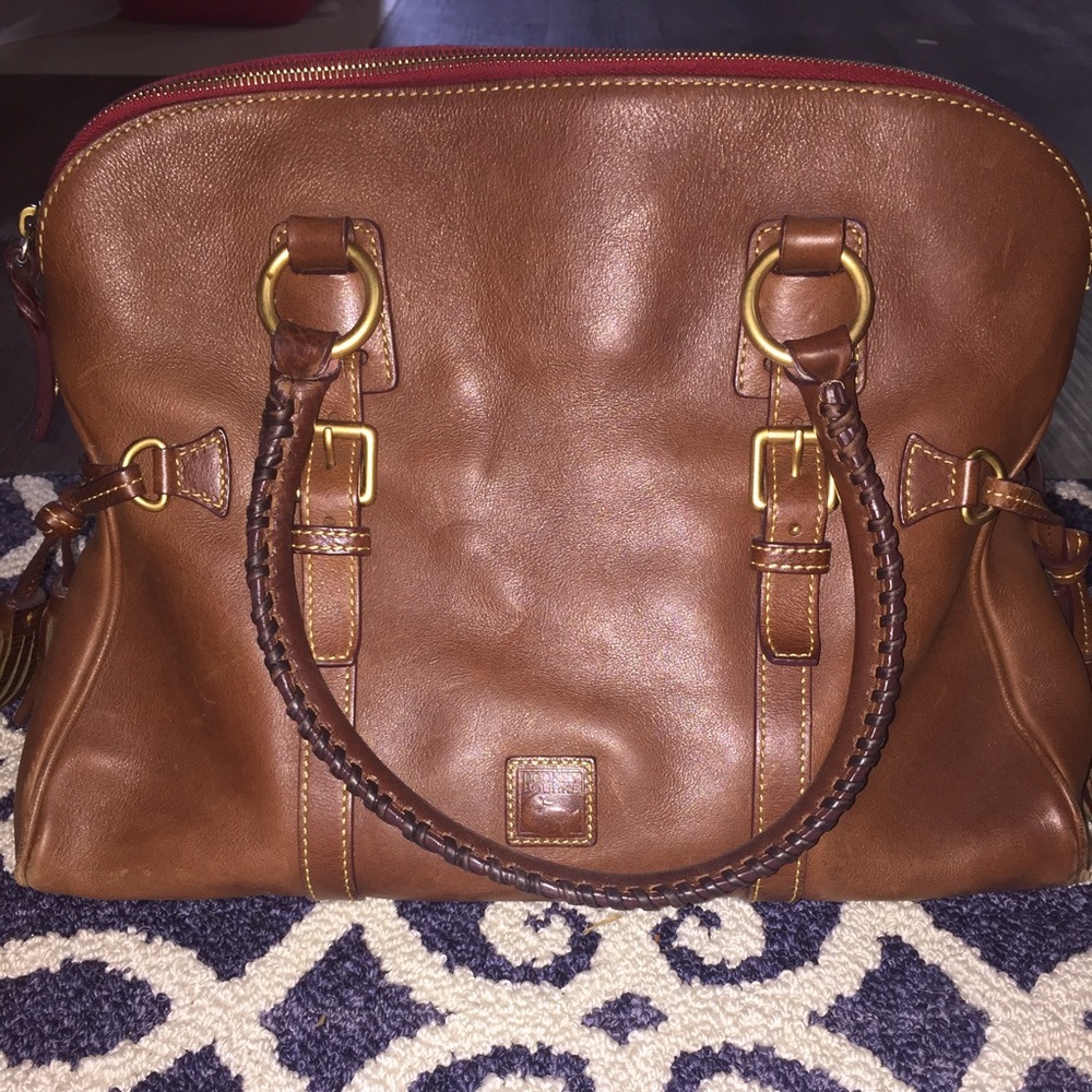 Dooney and Bourke Florentine Domed Buckle Satchel