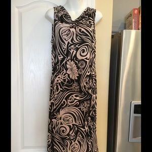 Silk DVF dress with VShaped back.
