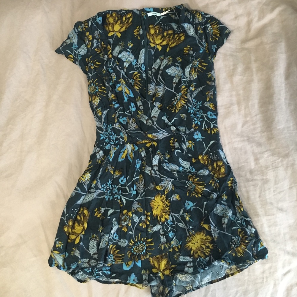 Dark Green Romper