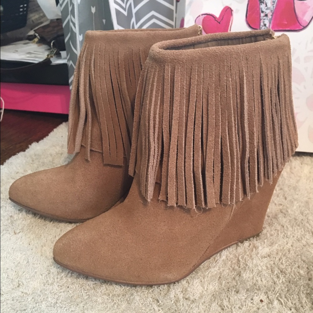 Chinese Laundry Fringe Booties