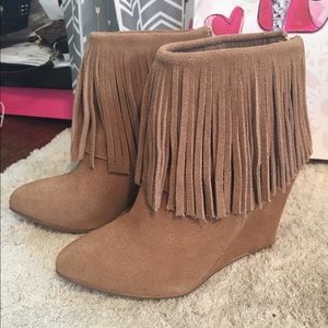 Chinese Laundry Fringe Booties