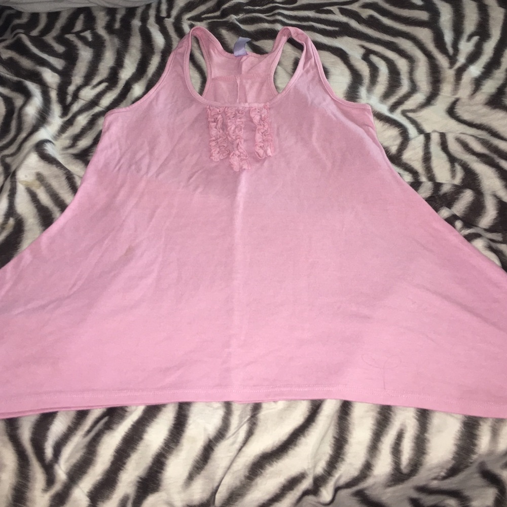 Pink Flowy Tank