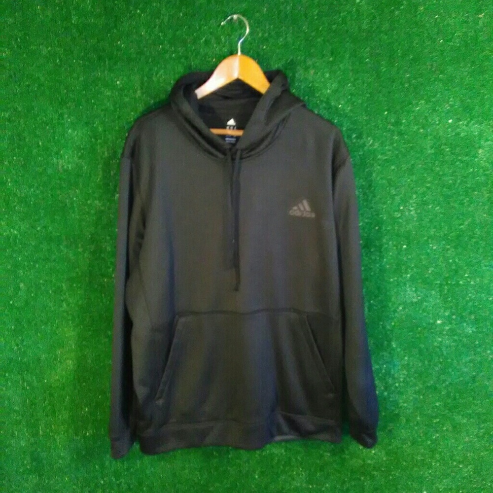 Adidas Mercerized Cotton Pullover Hoodie