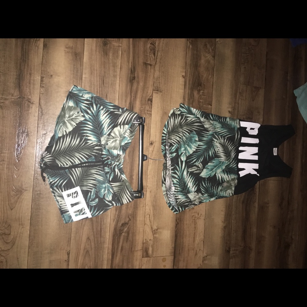 Victoria secret shorts and tank outfit