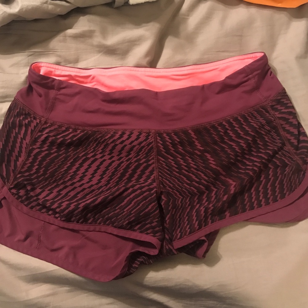 lululemon speed shorts