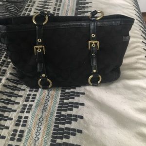 Black Cs Coach bag