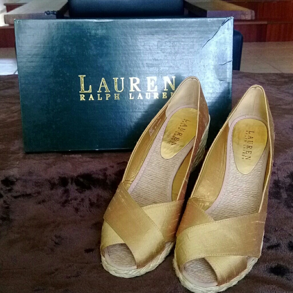 Lauren Ralph Lauren slip on wedges
