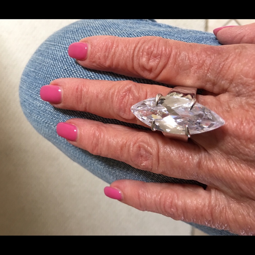 White Topaz ring