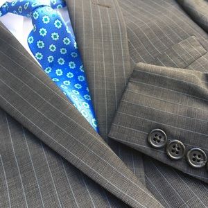 Michael Kors Pinstripe Slim Suit