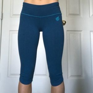 Green Apple Active Brand Crop Leggings