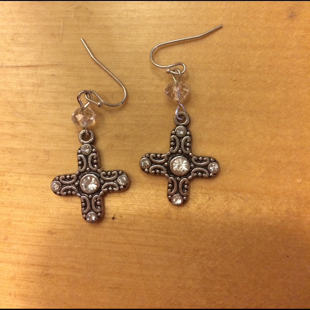 Cross earrings