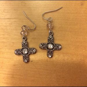 Cross earrings