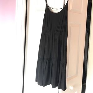 Black strappy dress