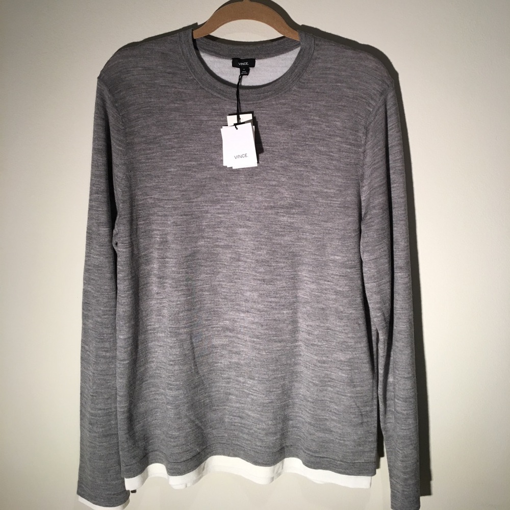 VINCE crew neck sweater