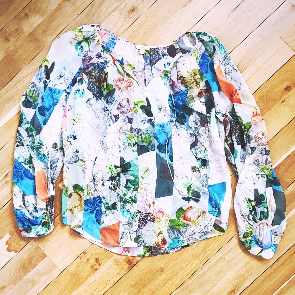 Gorgeous Anthropologie Leifsdottir Silk Blouse
