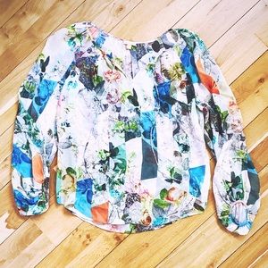 Gorgeous Anthropologie Leifsdottir Silk Blouse