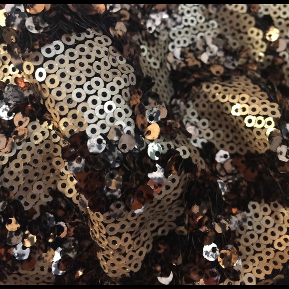 Kimikal XSmall Gold Mini Dress - Picture 4 of 5