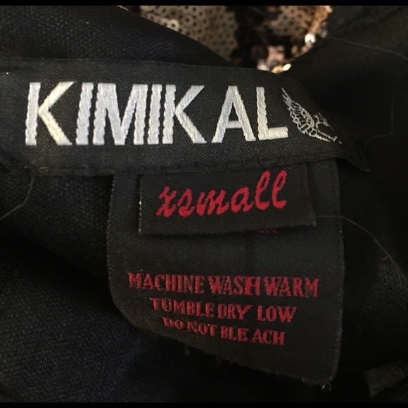 Kimikal XSmall Gold Mini Dress - Picture 5 of 5