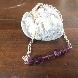 Amethyst Stone Bracelet Handmade
