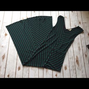 Banana Republic V-Neck Cinch Waist Maxi Dress