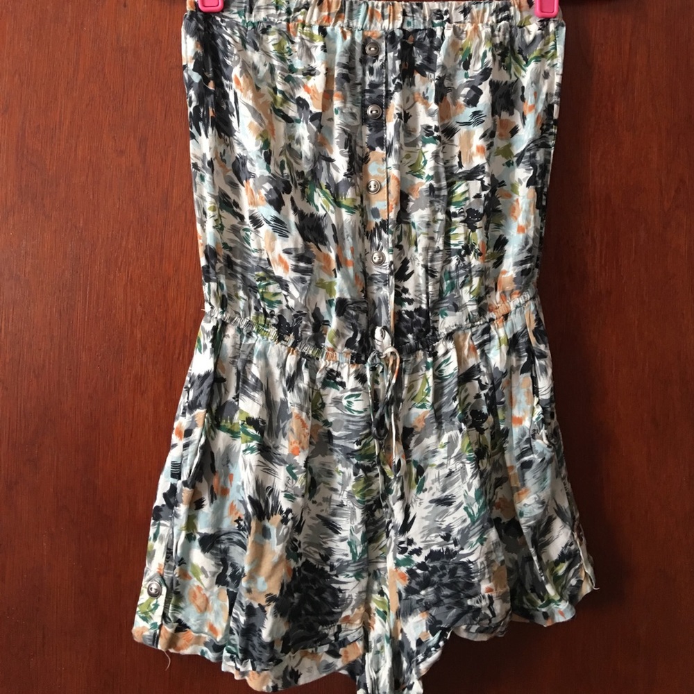 Painted Floral Romper