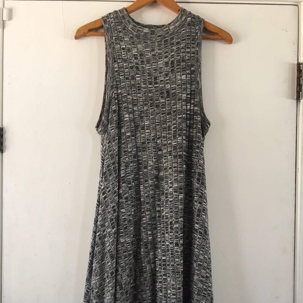 Anthropologie Heather Gray Shift Dress