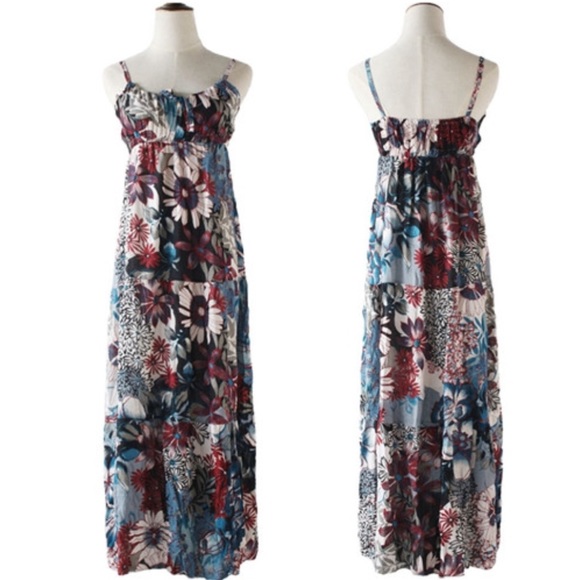 ❌SOLD❌Hippy Boho maxi dress - Picture 2 of 7