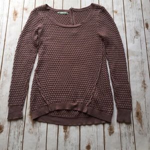 Maurices Honeycomb Zip Back Sweater