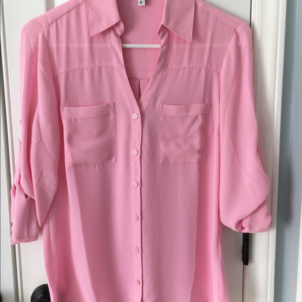 Express Portofino Shirt, Pink