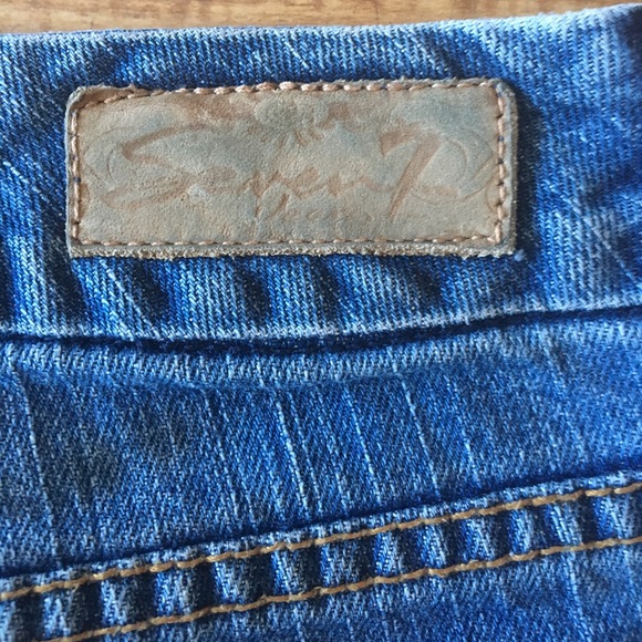 Ladies sz 27 SEVEN jeans SEXY low rise bootcut - Picture 2 of 7