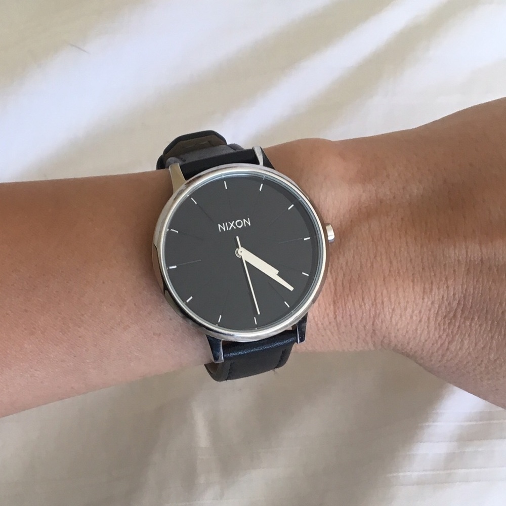 Women's Nixon Leather Band Watch