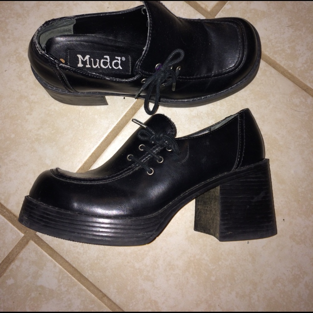 Mudd platform 90's shoes