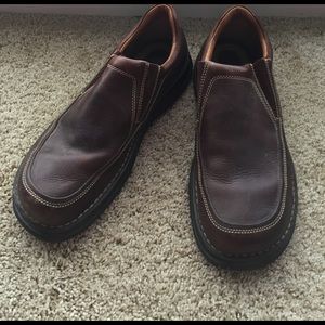 Men's brown slip on shoes