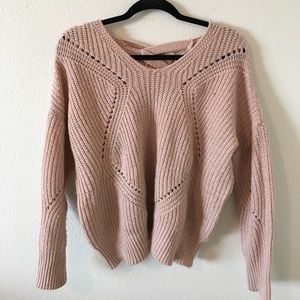 Knotted sweater