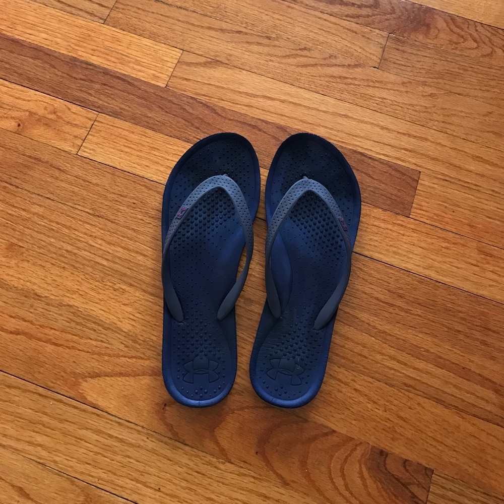 Under Armour flip flops