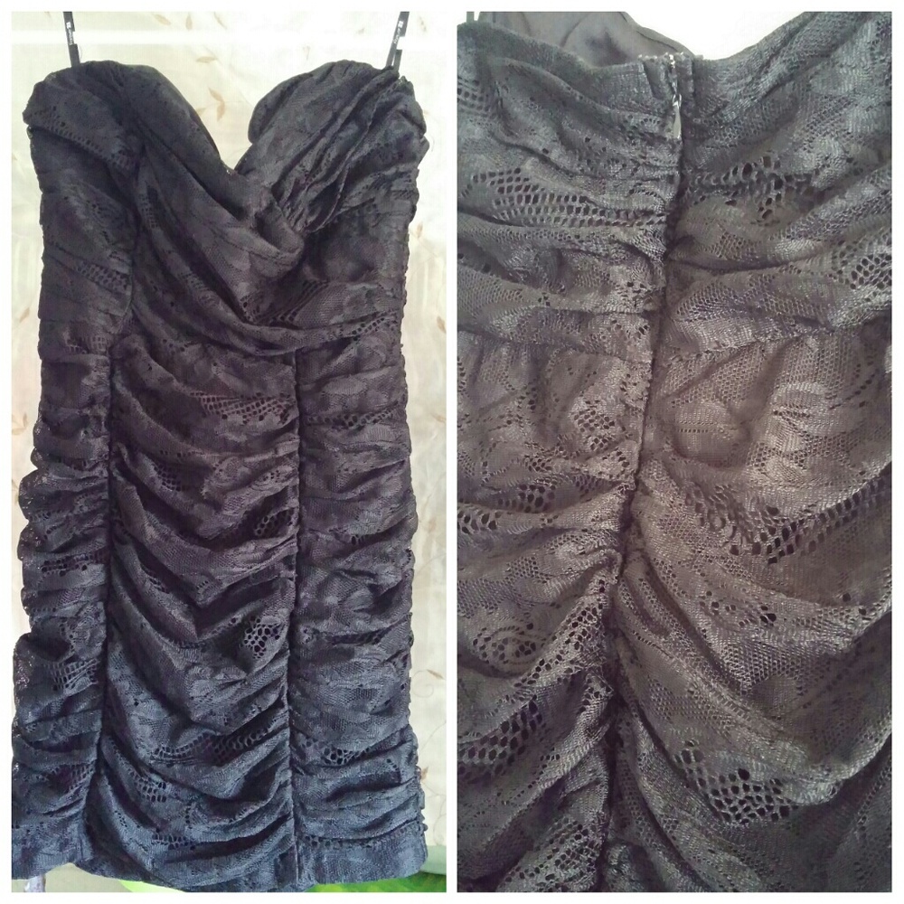 Strapless Little Black Dress