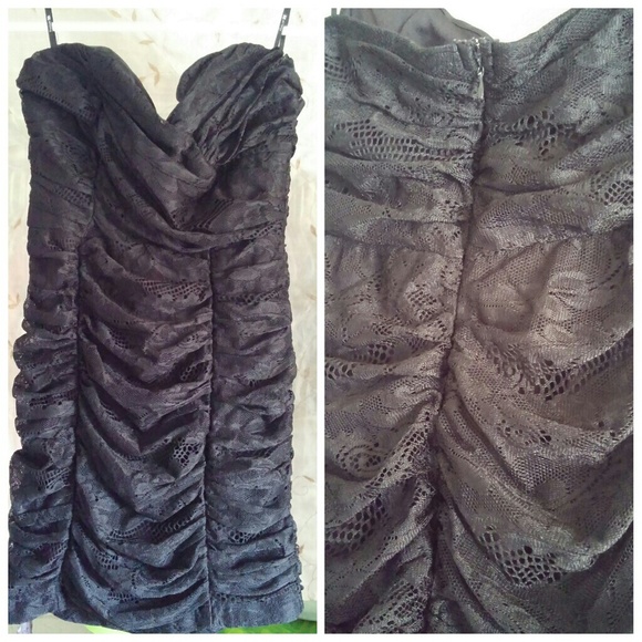 Strapless Little Black Dress - Picture 1 of 3