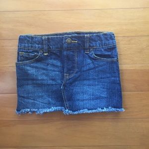 Lucky 🍀 Jean Skirt. Size 3T. Adjustable waist.