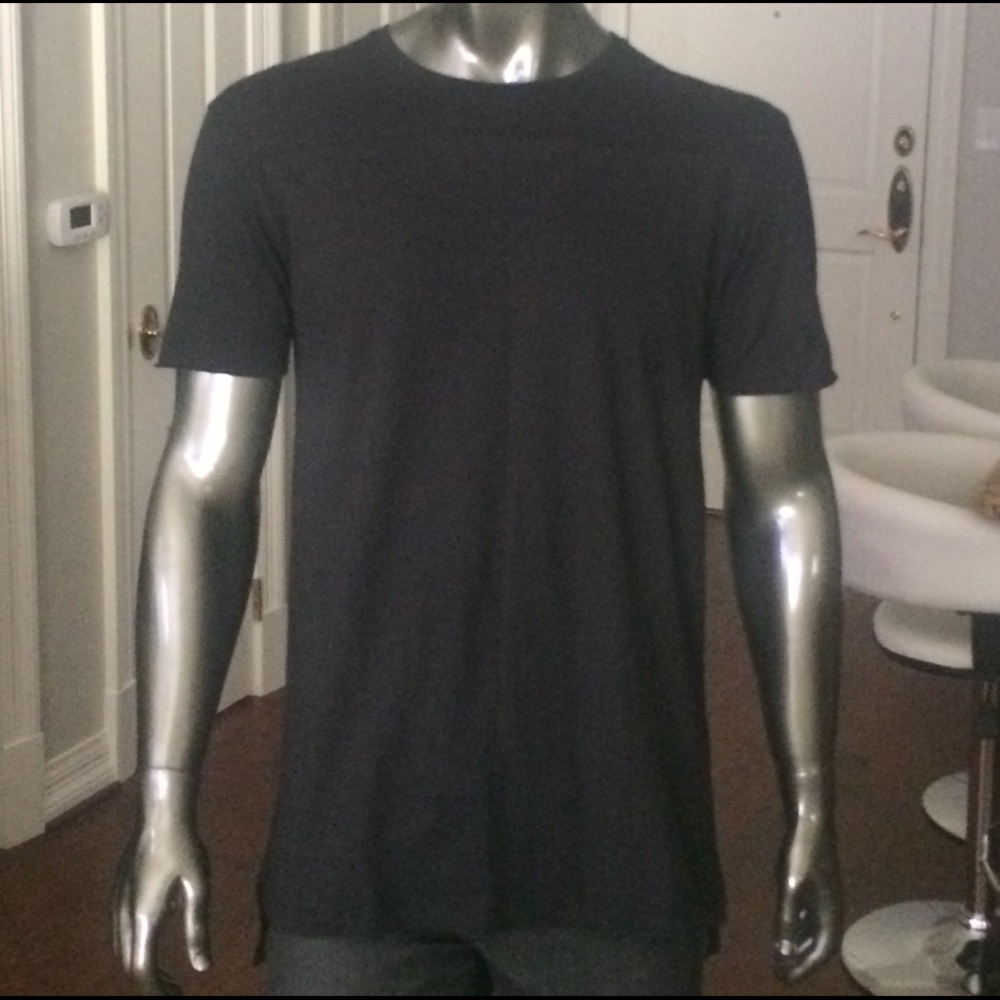 ZARA MAN - Long Tee w/zipper down back