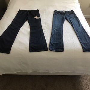 Hudson jeans size 1.  25 waist 33 inseam