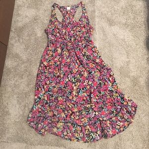 Racerback Floral Dress