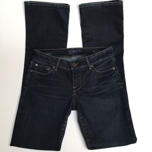 LUCKY BRAND Lolita Boot Candiani Blue Jeans 4/27 L