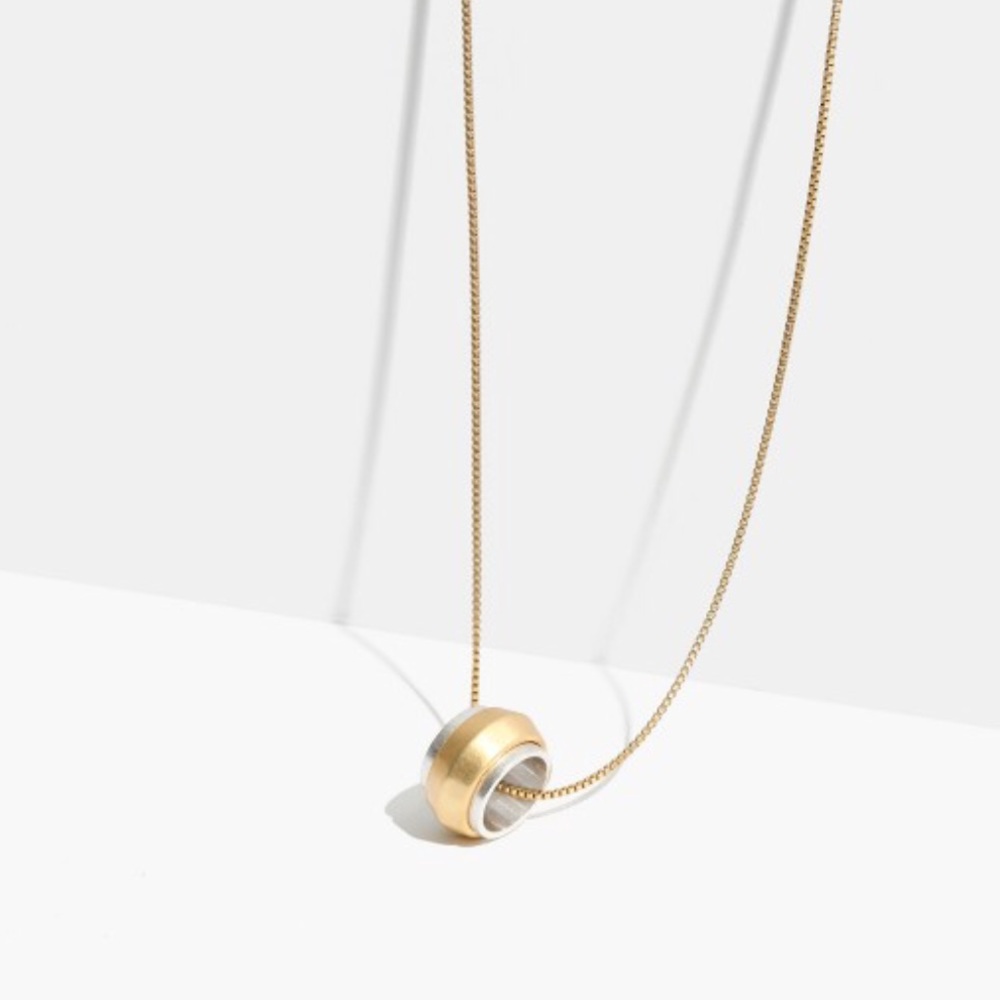 SALE ⭐️ Madewell Ring Necklace, length 24". NWT - Picture 3 of 4